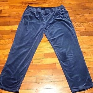 Velour track pants